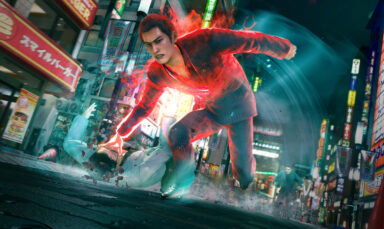 a yakuza draggign a guy through the streets
